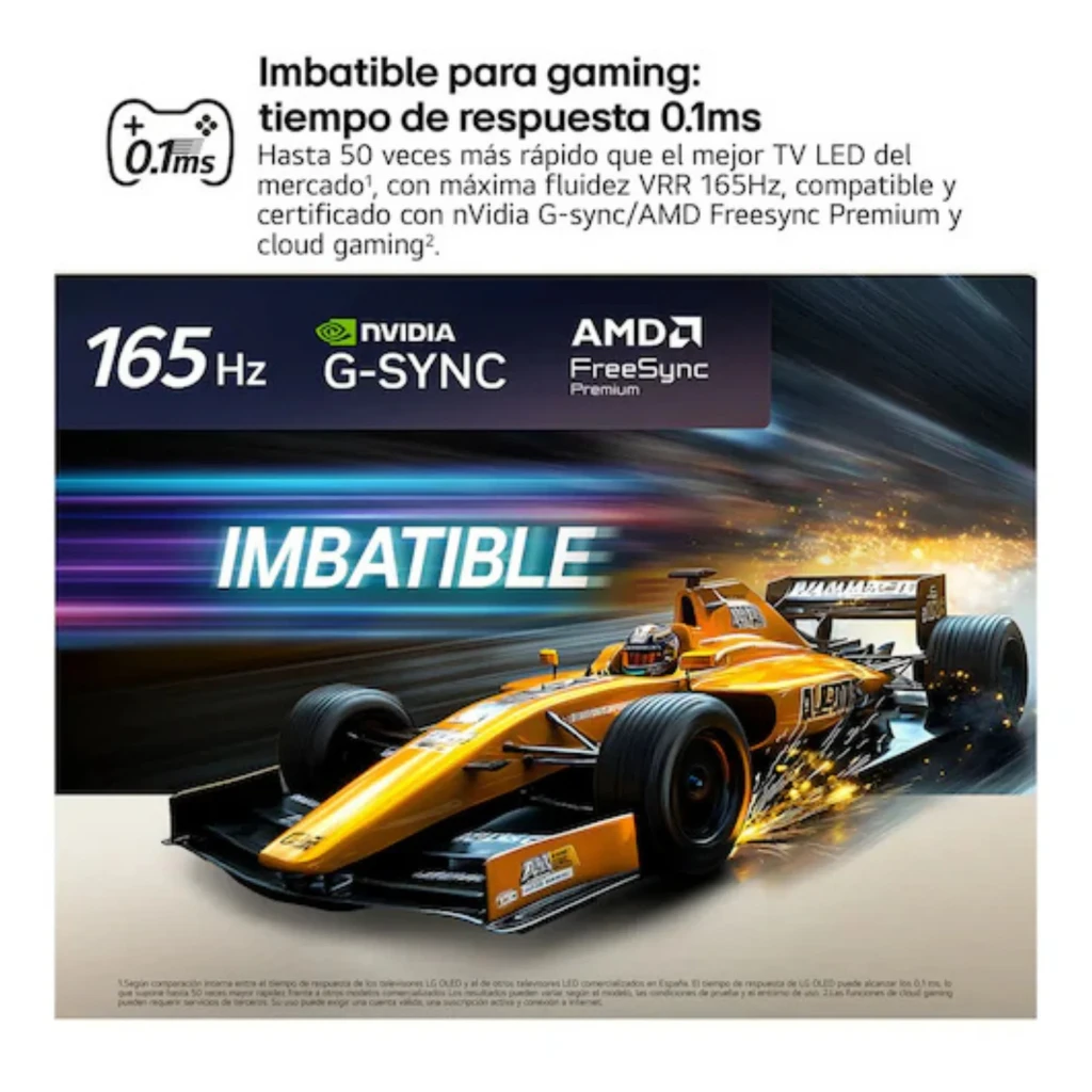 LG 42C64LA Smart TV OLED Evo 42 4K α11 AI Gen3 com tela fina sem bordas, pretos profundos, cores vibrantes e base central metálica elegante - Item2