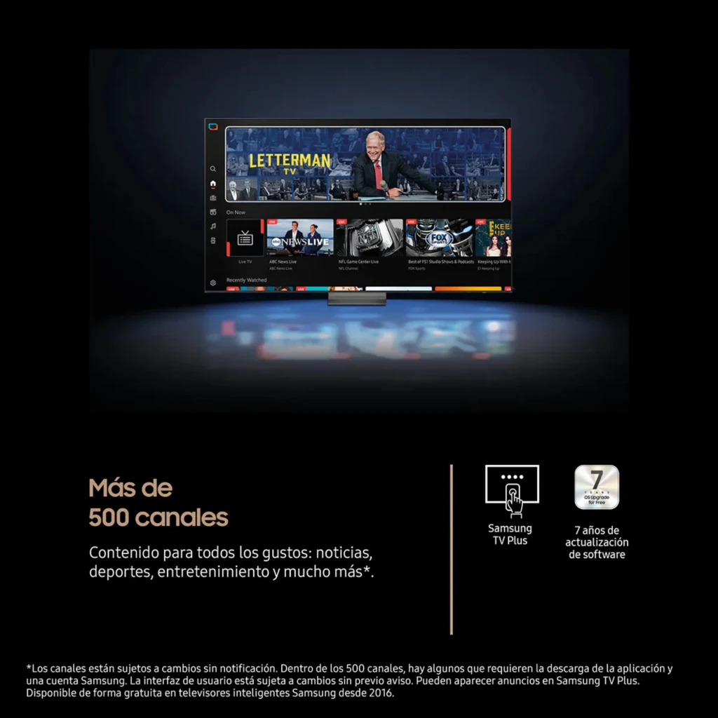 Samsung TQ65QN74FAT Smart TV Neo QLED 65 4K NQ4 AI Gen2 Preto com tela sem bordas, base central discreta, mini LED, 144 Hz e selos Neo QLED 2025 - Item1