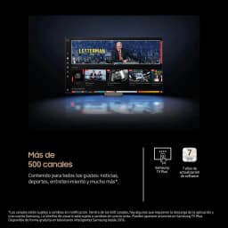 Samsung TQ65QN74FAT Smart TV Neo QLED 65 4K NQ4 AI Gen2 Negro con interfaz Samsung TV Plus, mosaico de canales, deportes y noticias en pantalla