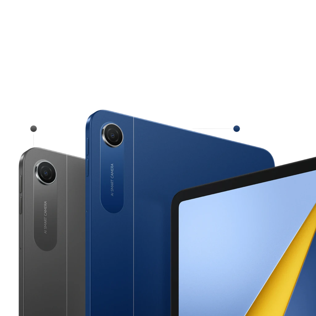 Tablet Xiaomi Poco Pad C1 WiFi 9,7 pol azul, bordas finas, câmera traseira única, tela ampla com moldura preta, 6 GB RAM e 128 GB armazenamento - Item8