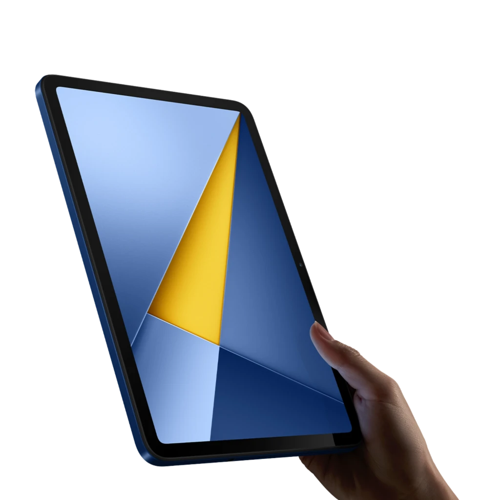 Tablet Xiaomi Poco Pad C1 WiFi 9,7 pol azul, bordas finas, câmera traseira única, tela ampla com moldura preta, 6 GB RAM e 128 GB armazenamento - Item6