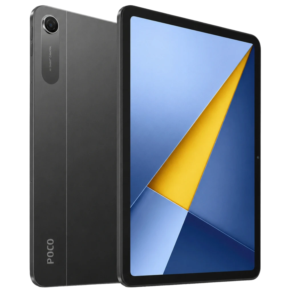 Xiaomi Poco Pad C1 WiFi 9,7 6 GB 128 GB Preto com tela ampla bordas finas corpo metálico preto câmera traseira única e acabamento fosco elegante - Item1
