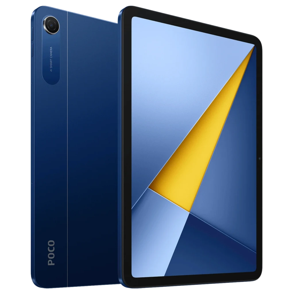 Tablet Xiaomi Poco Pad C1 WiFi 9,7 pol azul, bordas finas, câmera traseira única, tela ampla com moldura preta, 6 GB RAM e 128 GB armazenamento - Item1