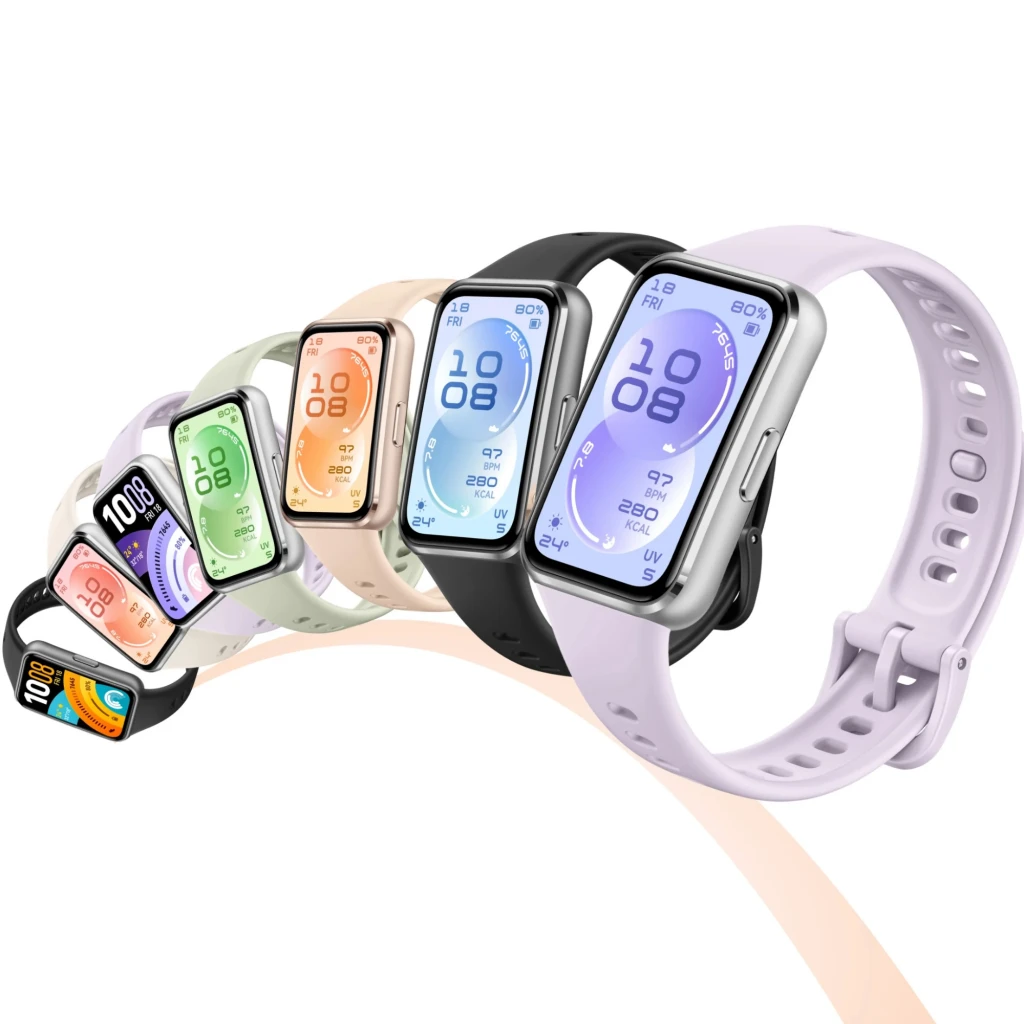 Huawei Band 11 pulsera blanca con pantalla AMOLED 1,62 pulgadas, bisel metálico plata, correa ajustable con hebilla y múltiples orificios, diseño 5ATM - Ítem2