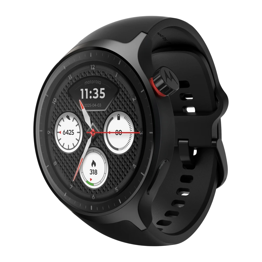 Motorola Moto Watch Volcanic Ash 4gb negro - autonomía de la batería = hasta 13 días | para la mayoría de