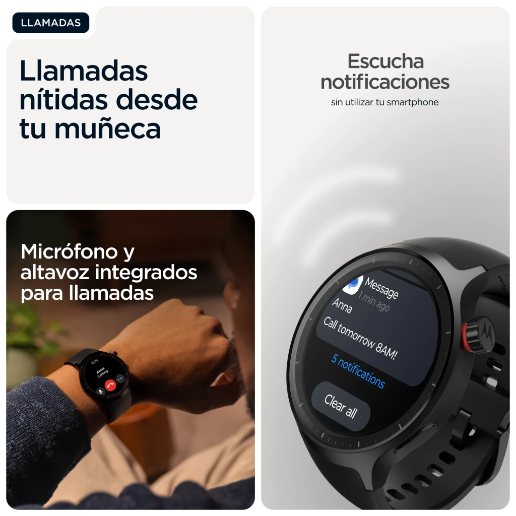 Motorola Moto Watch Volcanic Ash 4gb negro - detalle 2