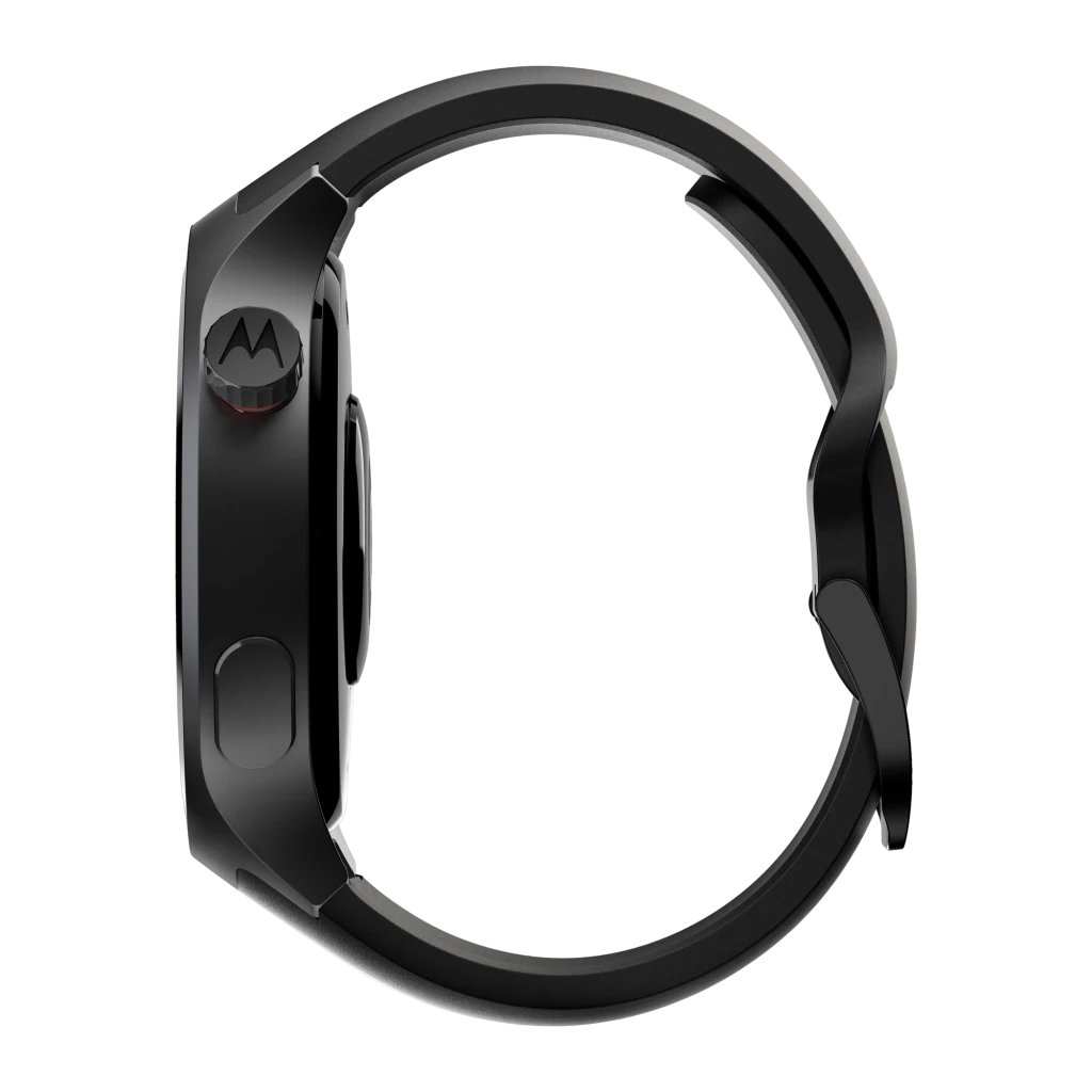 Motorola Moto Watch Volcanic Ash 4gb negro - resistencia al agua = IP68 / 1 ATM | aguanta salpicaduras, lluvia y