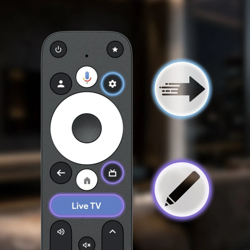 Reproductor Multimedia Strong LEAP-UNA+ Full HD 1080p Android TV 14 con dongle HDMI compacto y control remoto con accesos a YouTube, Netflix y Disney+ - Ítem8