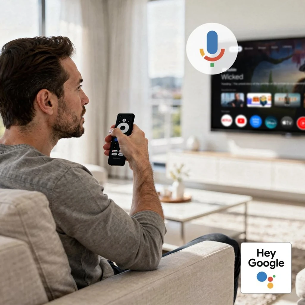 Reproductor Multimedia Strong LEAP-UNA+ Full HD 1080p Android TV 14 con dongle HDMI compacto y control remoto con accesos a YouTube, Netflix y Disney+ - Ítem10