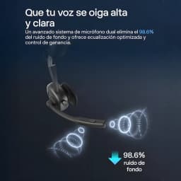 Casque Shokz OpenMeet USB-C, design open-ear léger avec micro boom à double micro, réduction de bruit 98,6 %, arceau oreille et commandes intégrées