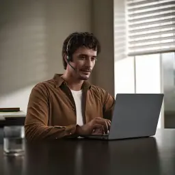 Casque Shokz OpenMeet USB-C réduction de bruit, design open-ear avec micro boom ajustable, arceau léger et coussinets d’oreille ouverts pour appels clairs