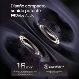 Casque Shokz OpenMeet UC USB-C, design compact, haut-parleurs 16 mm, audio puissant avec Dolby Audio, technologie Bassphere, autonomie jusqu’à 15 h