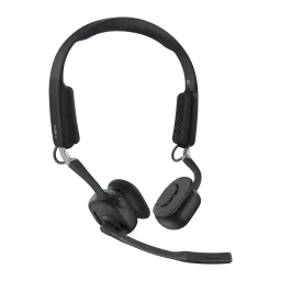 Casque Shokz OpenMeet UC USB-A open-ear noir avec micro boom ajustable, oreillettes on-ear, boutons latéraux, arceau rembourré, design léger pour appels