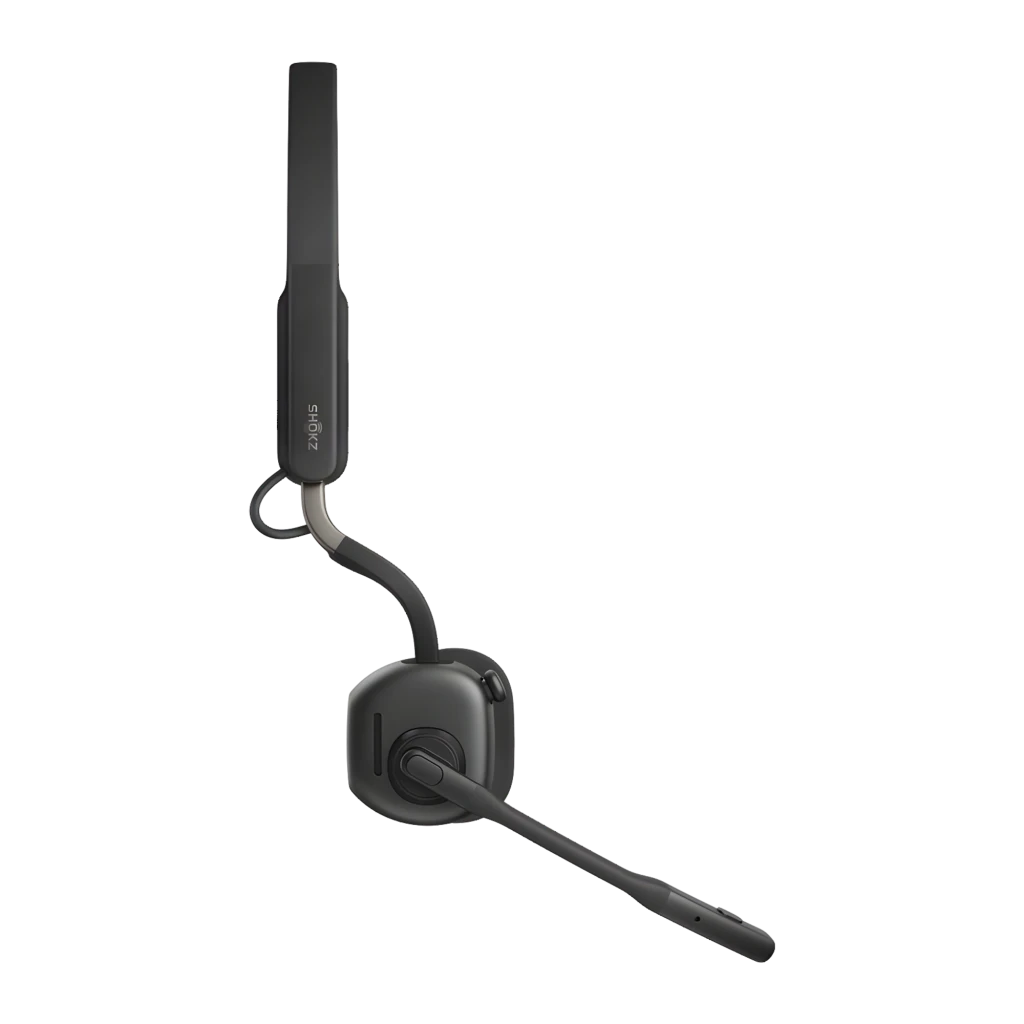 Auriculares Shokz OpenMeet UC USB-A de diadema negra con diseño open-ear, micrófono boom ajustable, controles en copa y cojines acolchados - Ítem6