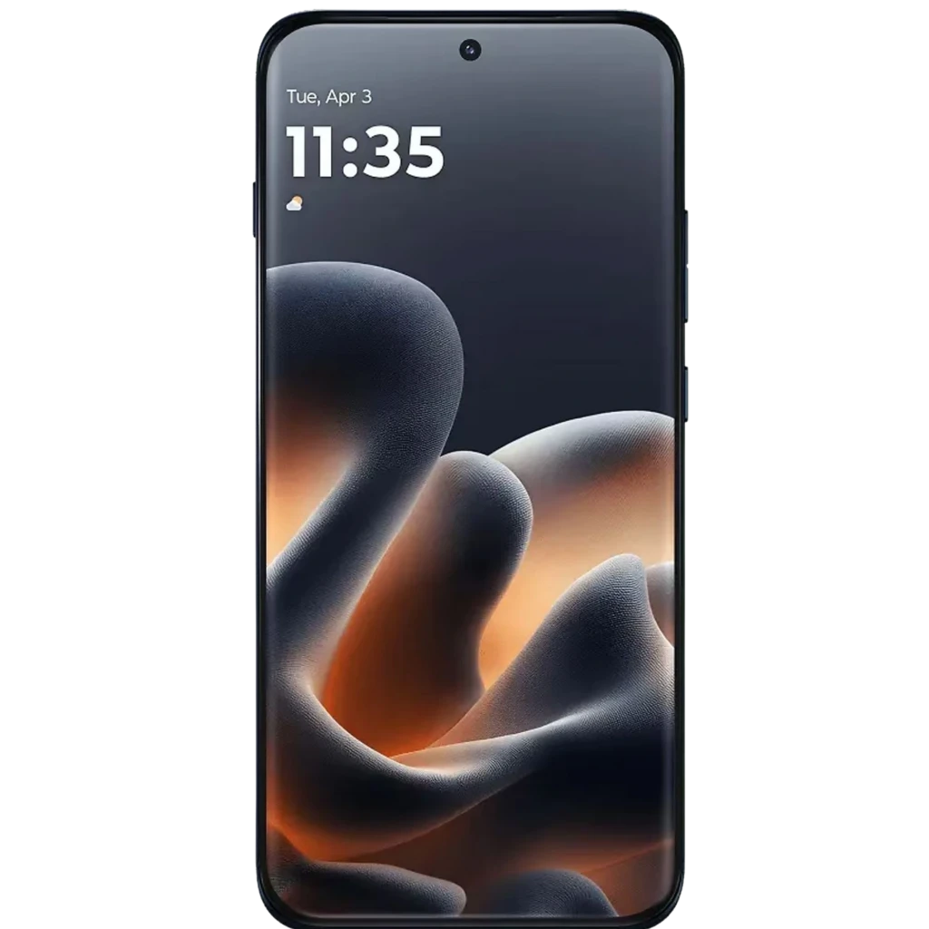 Motorola Edge 70 Pro 5G 256 GB Titan com traseira azul texturizada, módulo quádruplo de câmeras salientes e tela frontal com furo central e bordas finas - Item1