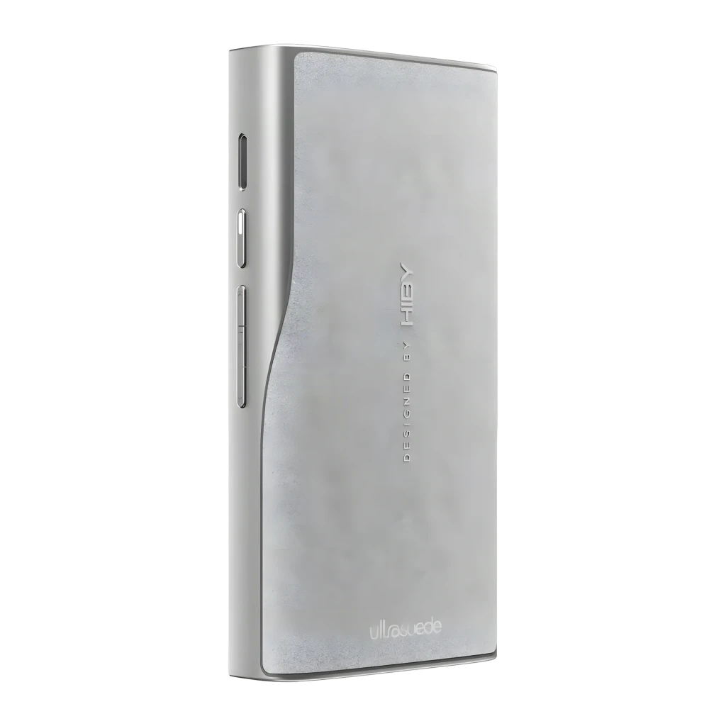 Reproductor HiBy R8 II versión aleación color plata con pantalla táctil grande, botones laterales, rueda de volumen y salida balanceada 4,4 mm DSD1024 - Ítem3