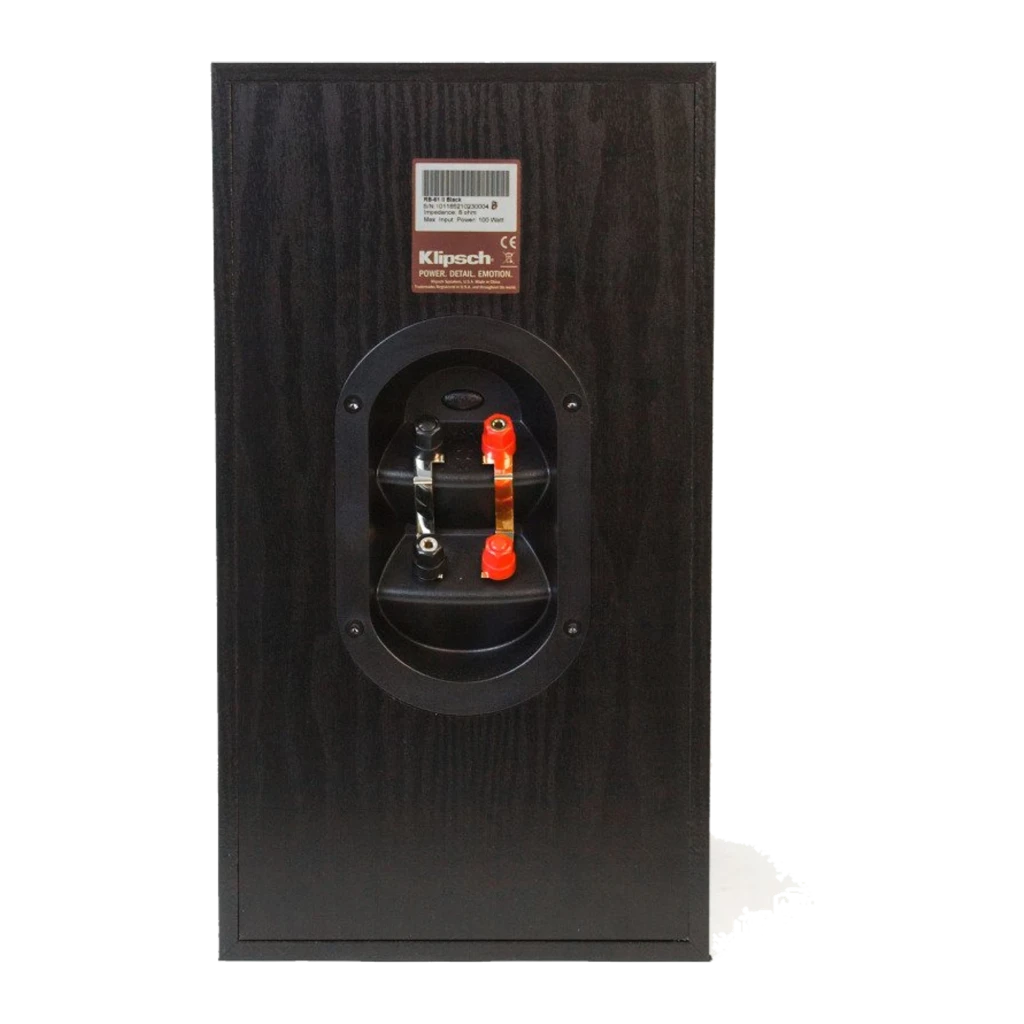 Klipsch Reference RB-81 II Black altavoz de estantería negro, tweeter con guía de onda rectangular y woofer cobre de gran diámetro en bafle frontal con - Ítem1