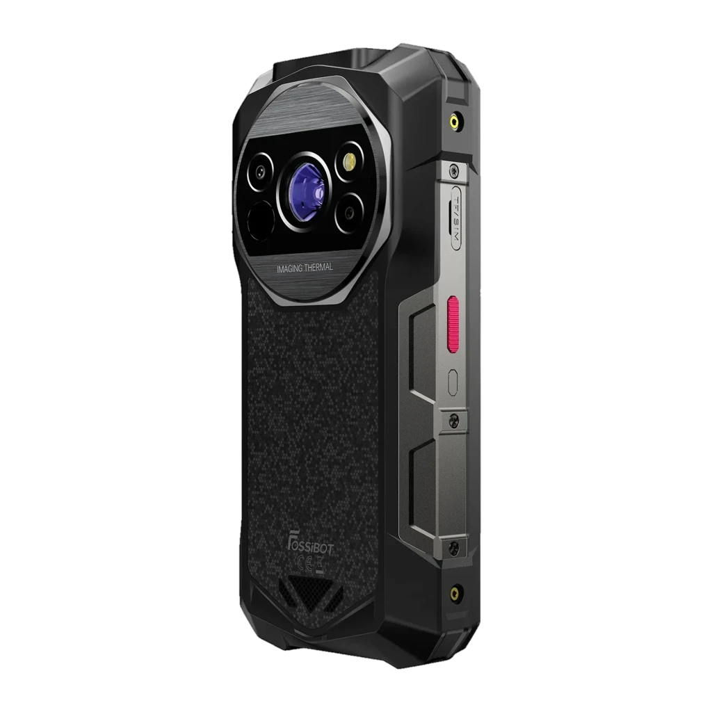 Fossibot F115 Ultra 5G negro, móvil rugerizado con gran módulo de cámara y visión térmica, pantalla brillante, bordes reforzados y batería 20000 mAh - Ítem1