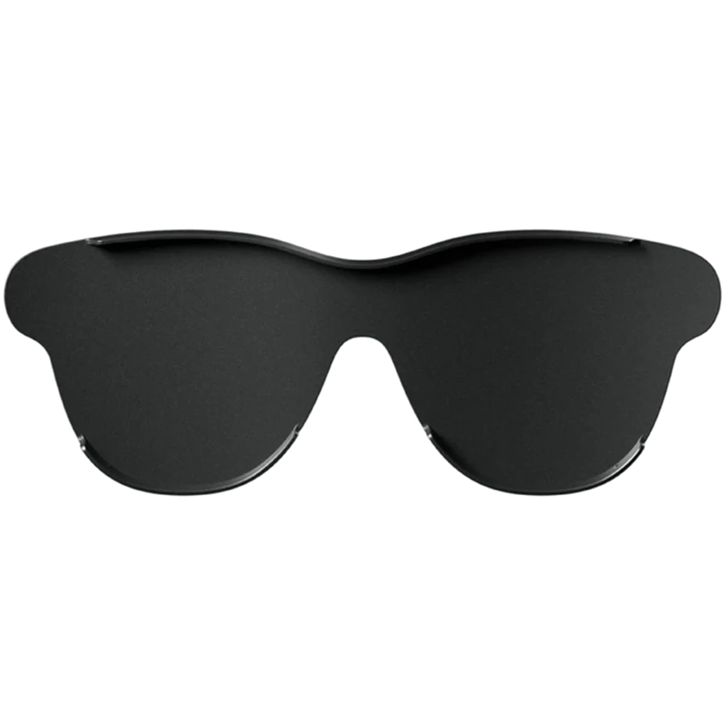 Tapa tintada RayNeo Air 3s Pro Eyeglasses Tinting Cap: cubierta frontal negra tipo clip, diseño curvo envolvente, reduce luz y reflejos para gafas AR - Ítem