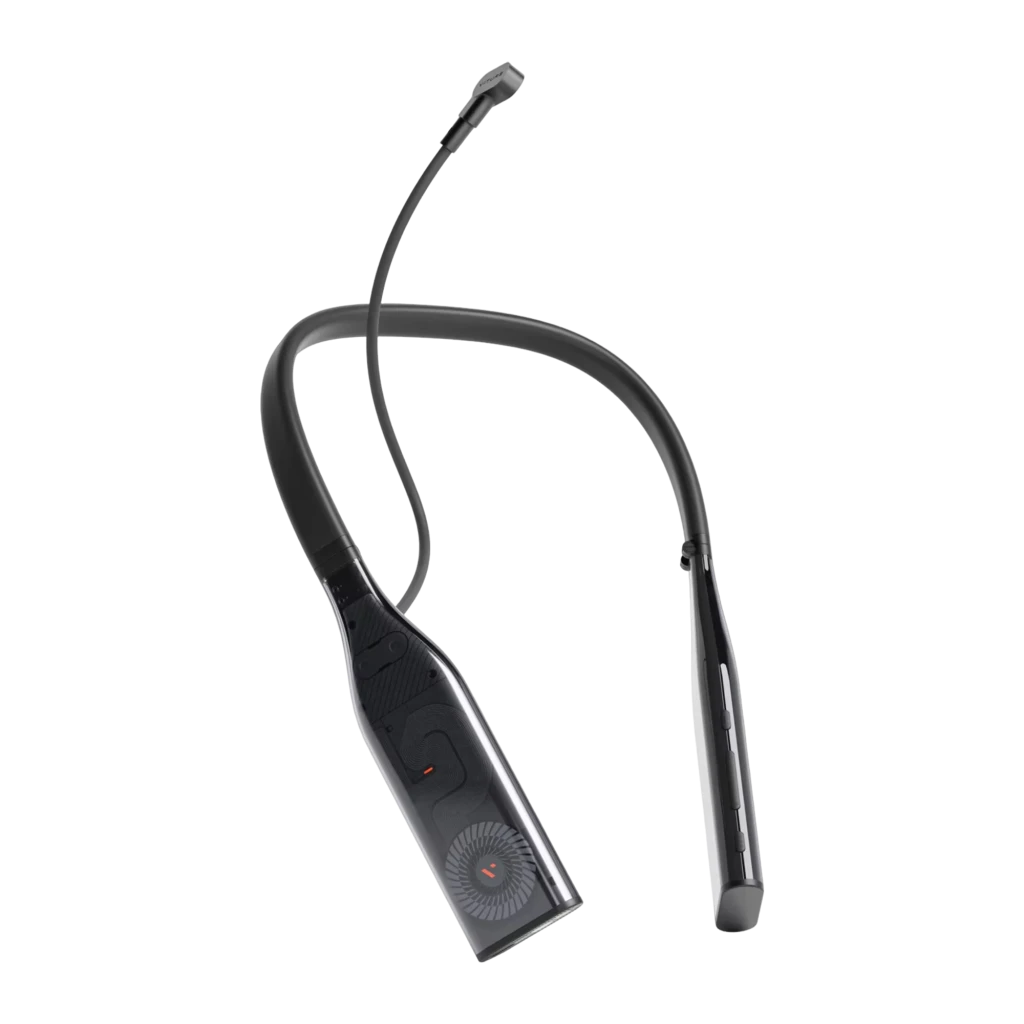 VITURE Pro Neckband 256GB Android, banda para el cuello negra estilizada con extremos angulados, puerto USB-C y cable superior corto; autonomía 4 horas - Ítem3