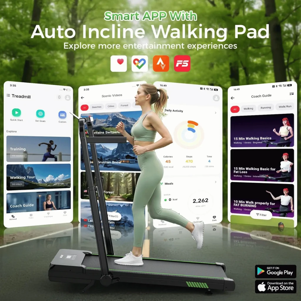 Akluer TW140x cinta de correr plegable con inclinación 12%, altavoz Bluetooth, barandillas laterales, pantalla para tablet y diseño compacto para casa - Ítem6