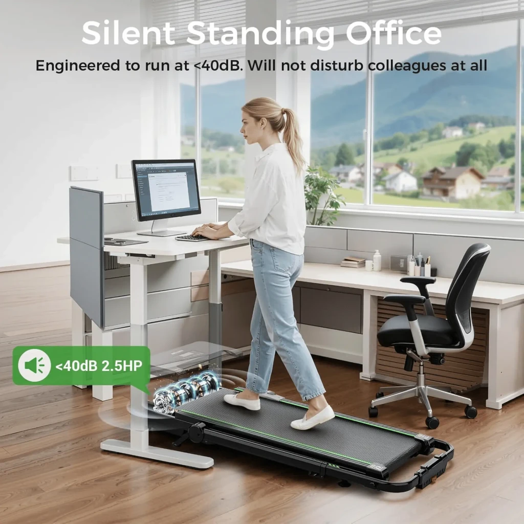 Akluer TW140x cinta de correr plegable con inclinación 12%, altavoz Bluetooth, barandillas laterales, pantalla para tablet y diseño compacto para casa - Ítem5