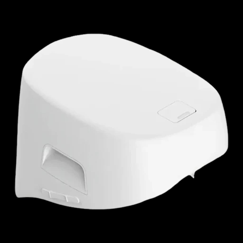 Rechargeur automatique de litière CATLINK Litter Refiller 4L Set pour Scoop Robot Pro, module blanc compact avec couvercle lisse, trappe latérale et bouton