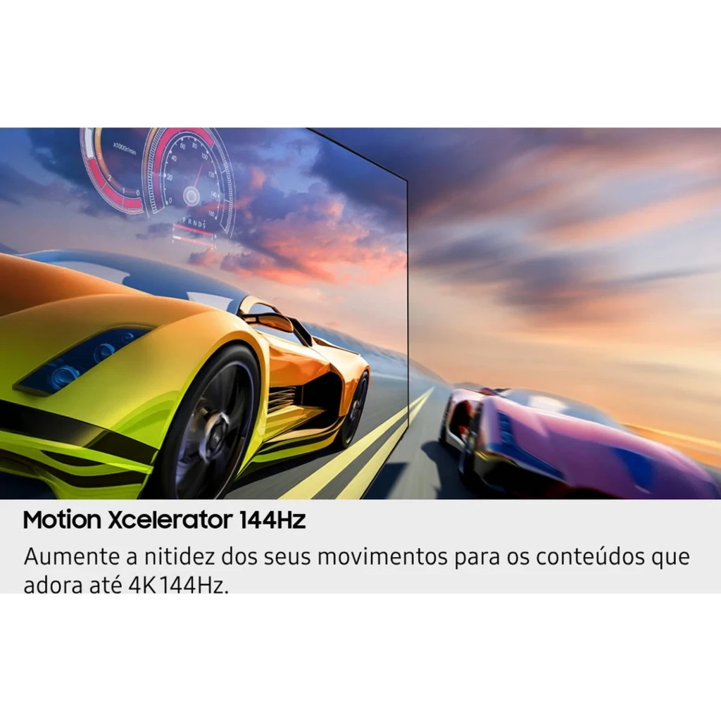 Samsung TQ55S92FAE 55 OLED 4K Ultra HD com painel fino, bordas mínimas, base central discreta e tela vibrante com tons roxos e dourados, 144Hz Wi‑Fi - Item3