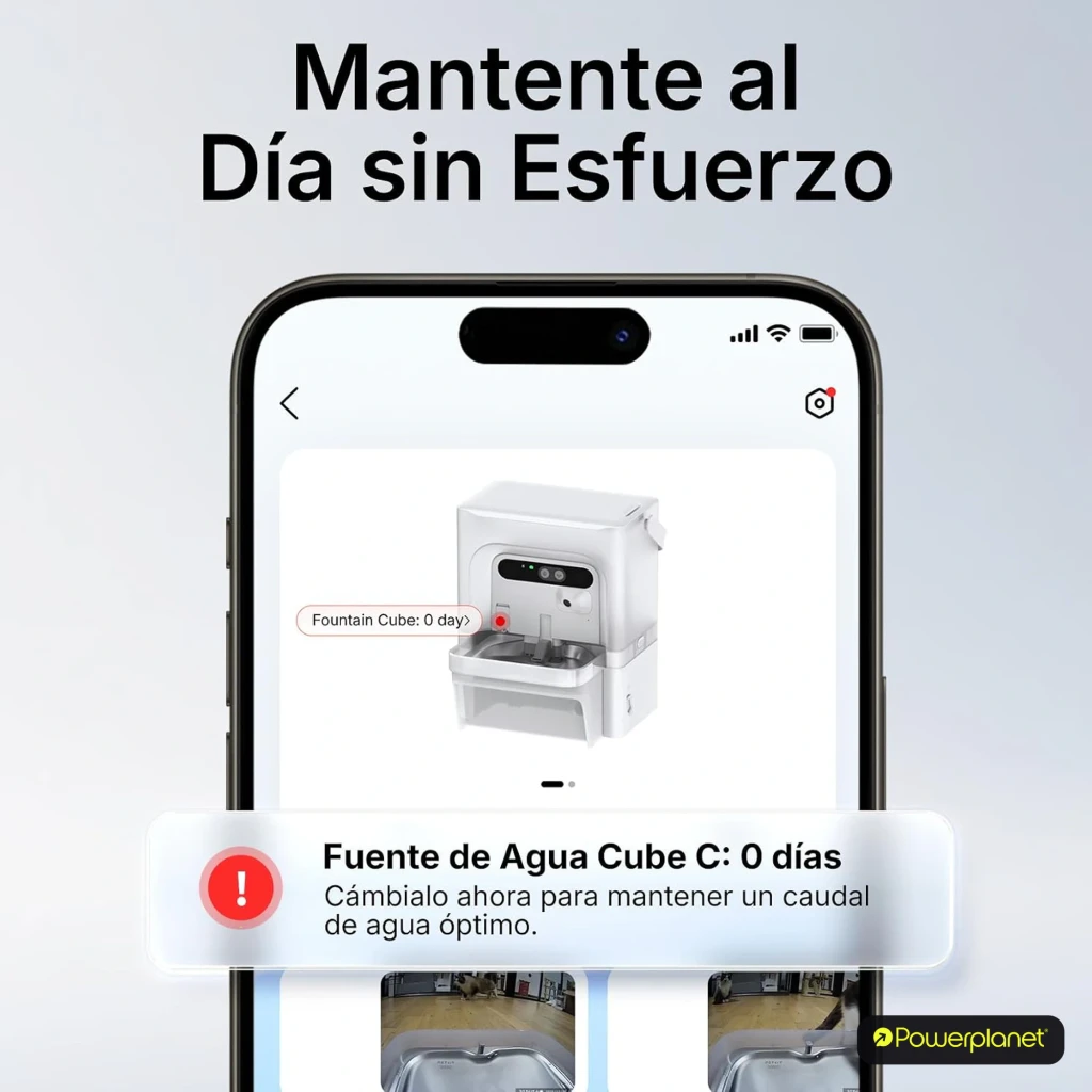 Filtro de repuesto PETKIT Fountain Cube C Pack 5 unidades: 5 cartuchos azules rectangulares con gota blanca y pestaña de encaje, caja azul con marca PETKIT - Ítem6