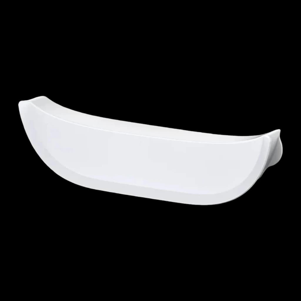 Valla Petkit Pura Max Fence 2.0 para Purobot Max Pro 2, panel curvo blanco de plástico liso, bordes redondeados, diseño minimalista para contener arena