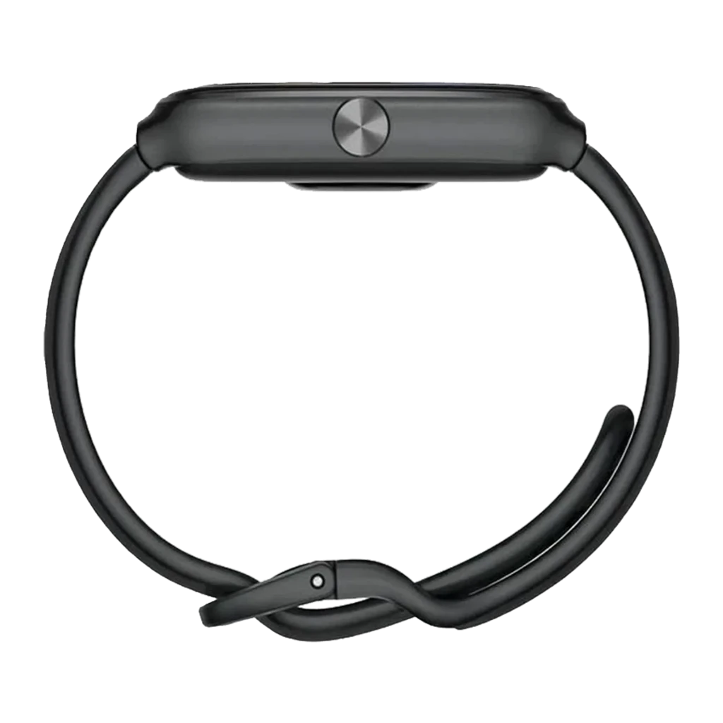 Honor Choice Moecen Band Preto com tela AMOLED 1,64 pol, mostrador retangular, bordas arredondadas e pulseira de silicone preta elegante - Item5
