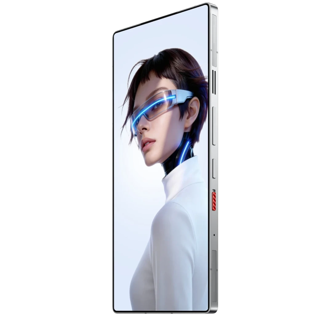 Nubia RedMagic 11S Pro 5G 512 GB Subzero 12 GB 144 Hz com traseira metálica futurista, anel LED azul, múltiplas câmeras e tela sem bordas com visual sci-fi - Item4
