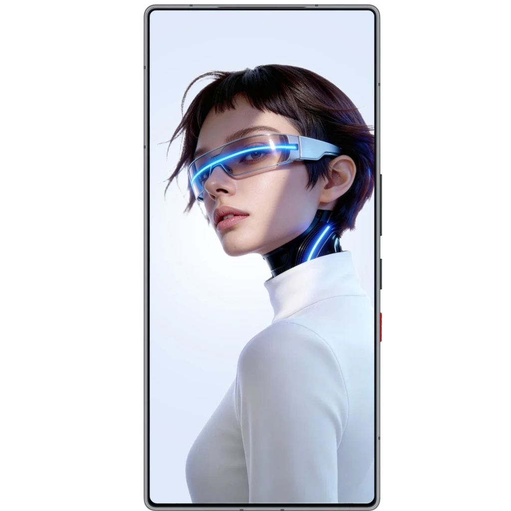 Nubia RedMagic 11S Pro 5G 512 GB Subzero 12 GB 144 Hz com traseira metálica futurista, anel LED azul, múltiplas câmeras e tela sem bordas com visual sci-fi - Item3