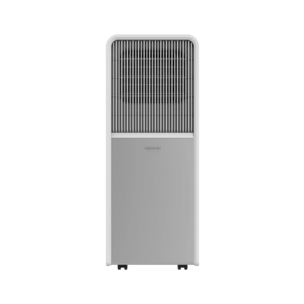 Cecotec ForceClima 9150 Style portátil blanco con panel frontal de rejillas iluminadas, cuerpo compacto con asa lateral y diseño minimalista para 25 m² - Ítem1