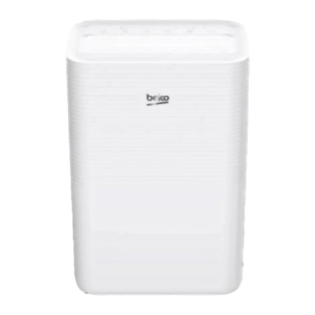 BDP010 Beko déshumidificateur blanc épuré, façade rainurée, logo discret, corps rectangulaire compact adapté aux intérieurs modernes - Ítem3