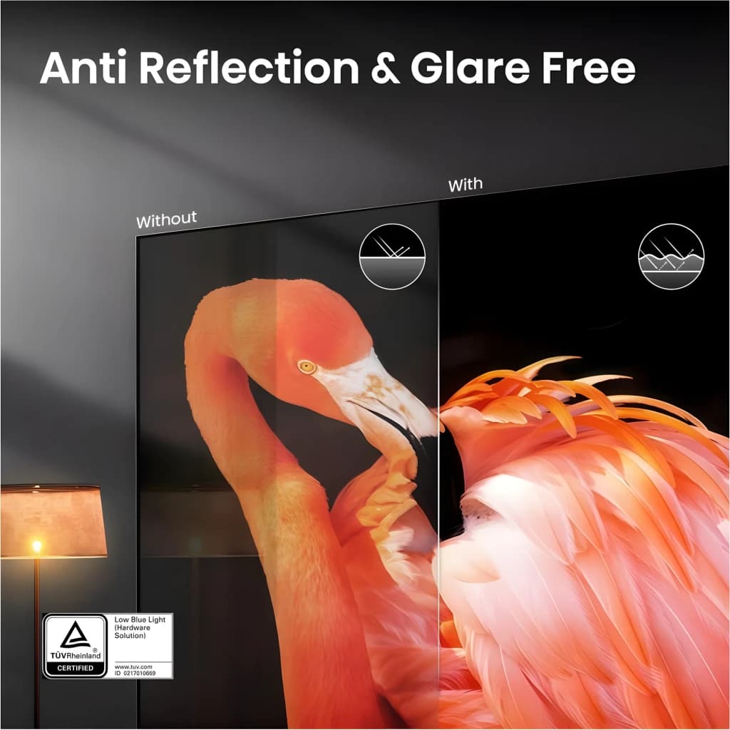 Televisor Hisense 85UR8S Mini LED 85 polegadas 4K com tela anti-reflexo, cores vibrantes e detalhes nítidos; 180Hz para movimento suave