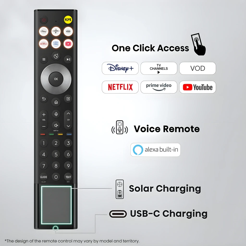 Tela do Televisor Hisense 55UR8S Mini LED 55 pol com moldura fina, logo FIFA, selos RGB, 180Hz, HDMI 2.1, anti-reflexo e modos de jogo destacados - Item1
