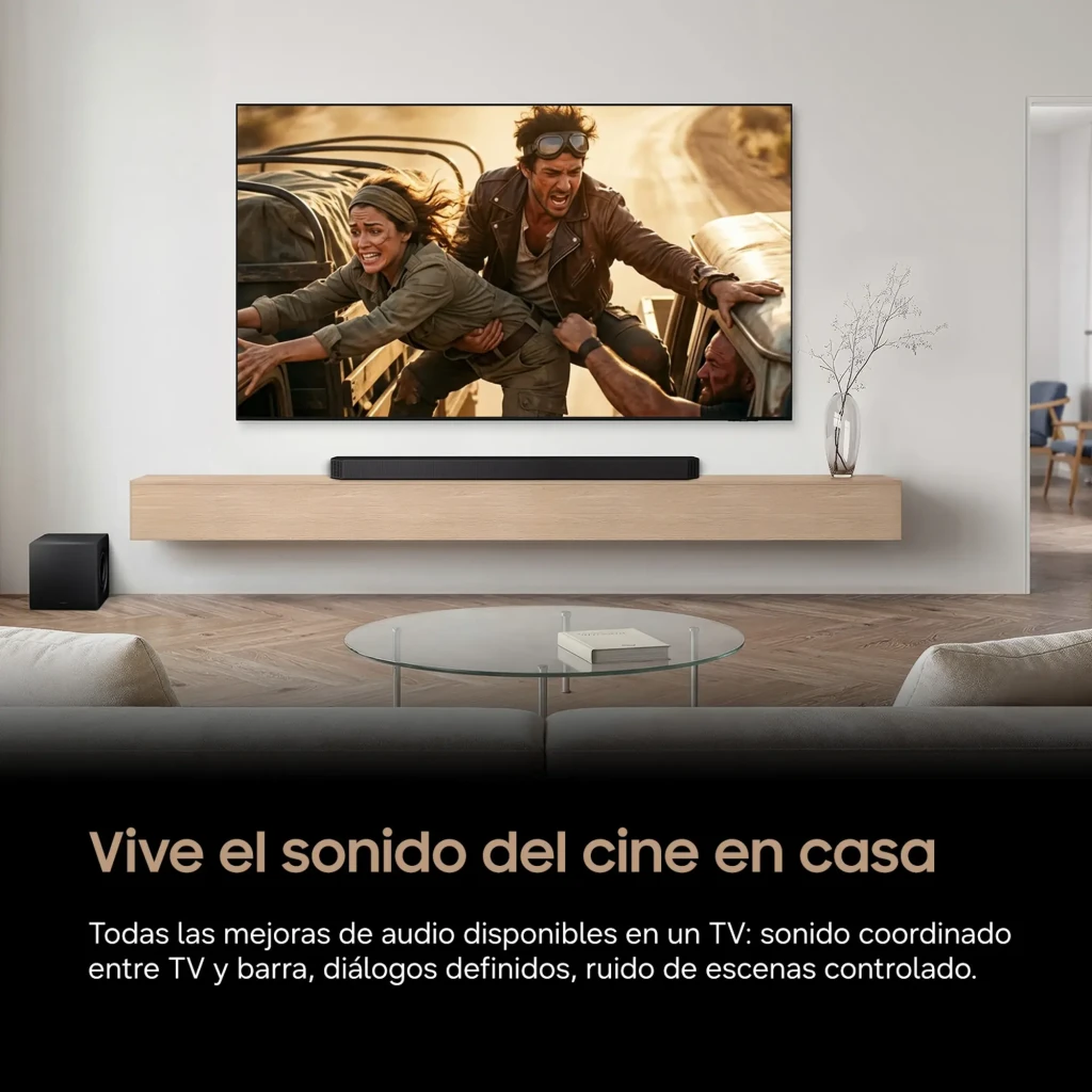 Televisor Samsung TU43U8075HU 43 pulgadas con pantalla LED Crystal UHD 4K, biseles delgados, peanas dobles y panel con información de funciones AI y apps - Ítem4