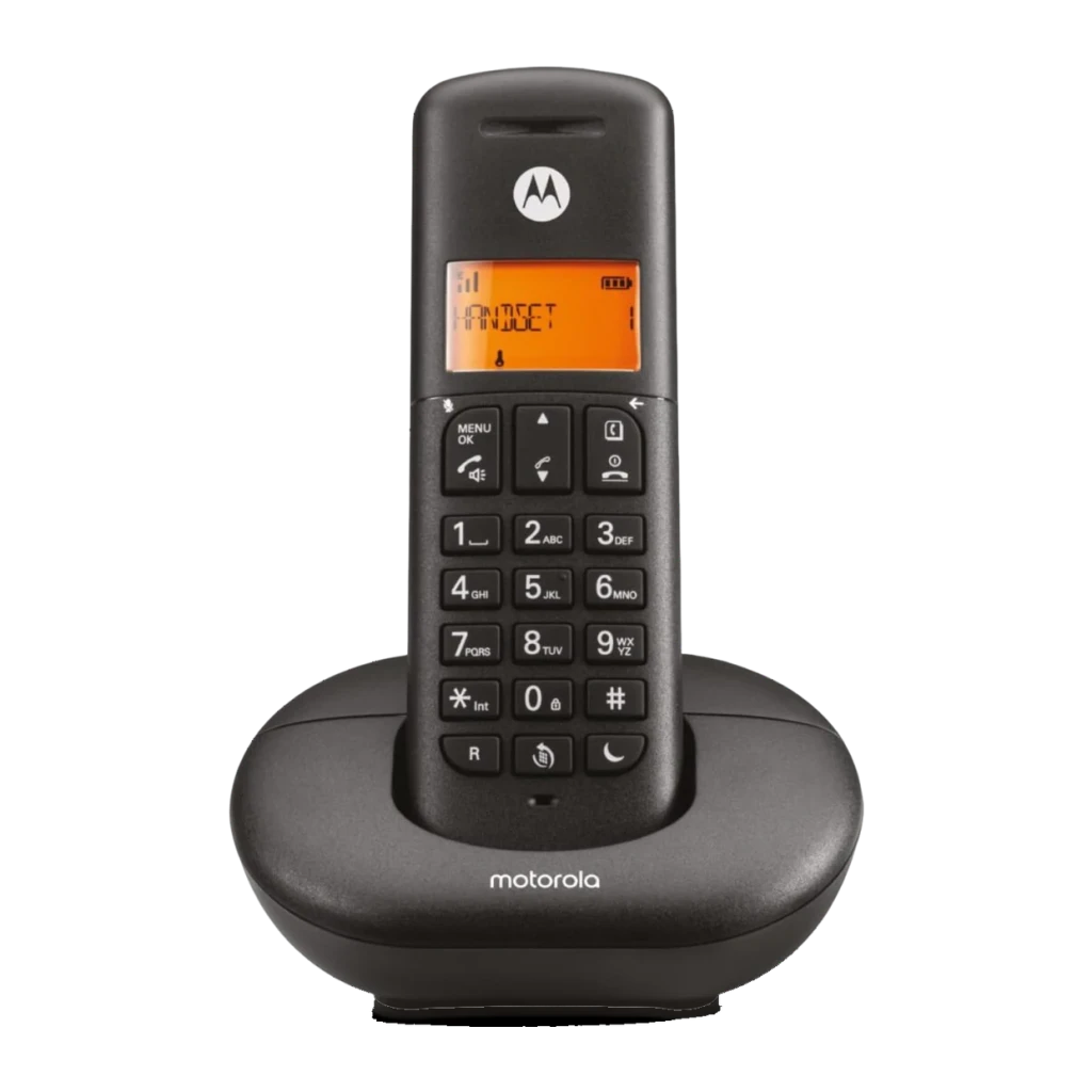 Motorola E201 Teléfono Inalámbrico Negro - Imagen 3