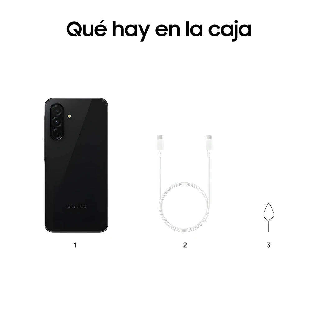 Samsung Galaxy A27 5G preto com tela 6,7 Super AMOLED 120Hz, bordas finas, câmera traseira tripla vertical e furo central para câmera frontal, 128GB e 6GB RAM - Item6