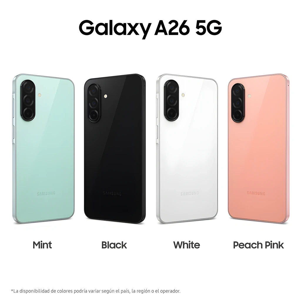 Samsung Galaxy A27 5G preto com tela 6,7 Super AMOLED 120Hz, bordas finas, câmera traseira tripla vertical e furo central para câmera frontal, 128GB e 6GB RAM - Item3