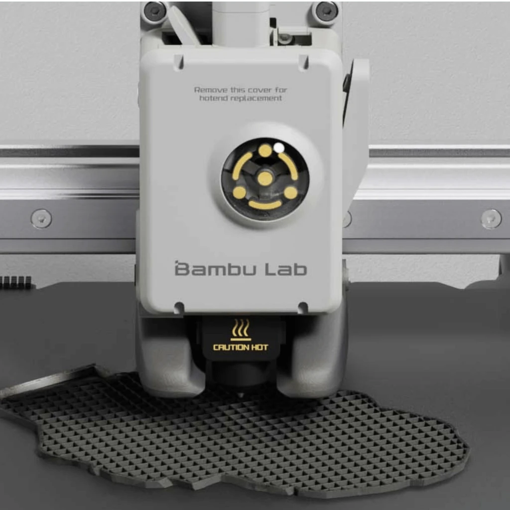Bambu Lab A1 Mini Combo FDM com AMS Lite 4 cores, extrusor direto, bico único, estrutura compacta, display frontal e cabos coloridos de filamento - Item4