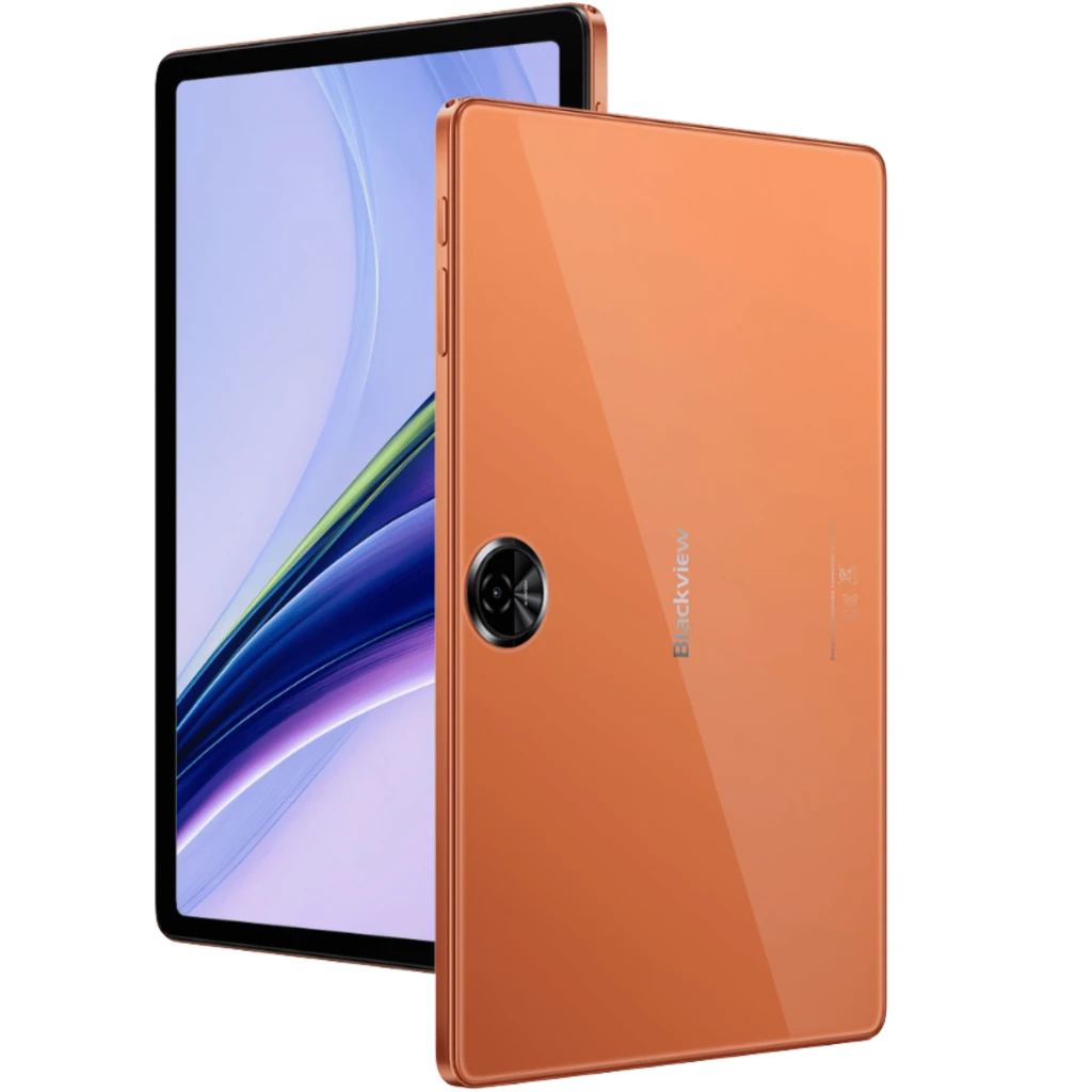 Tablet Blackview Zeno 5 naranja con pantalla IPS 11 pulgadas 90Hz, marco fino, cámara trasera circular y frontal, acabado brillante moderno - Ítem2