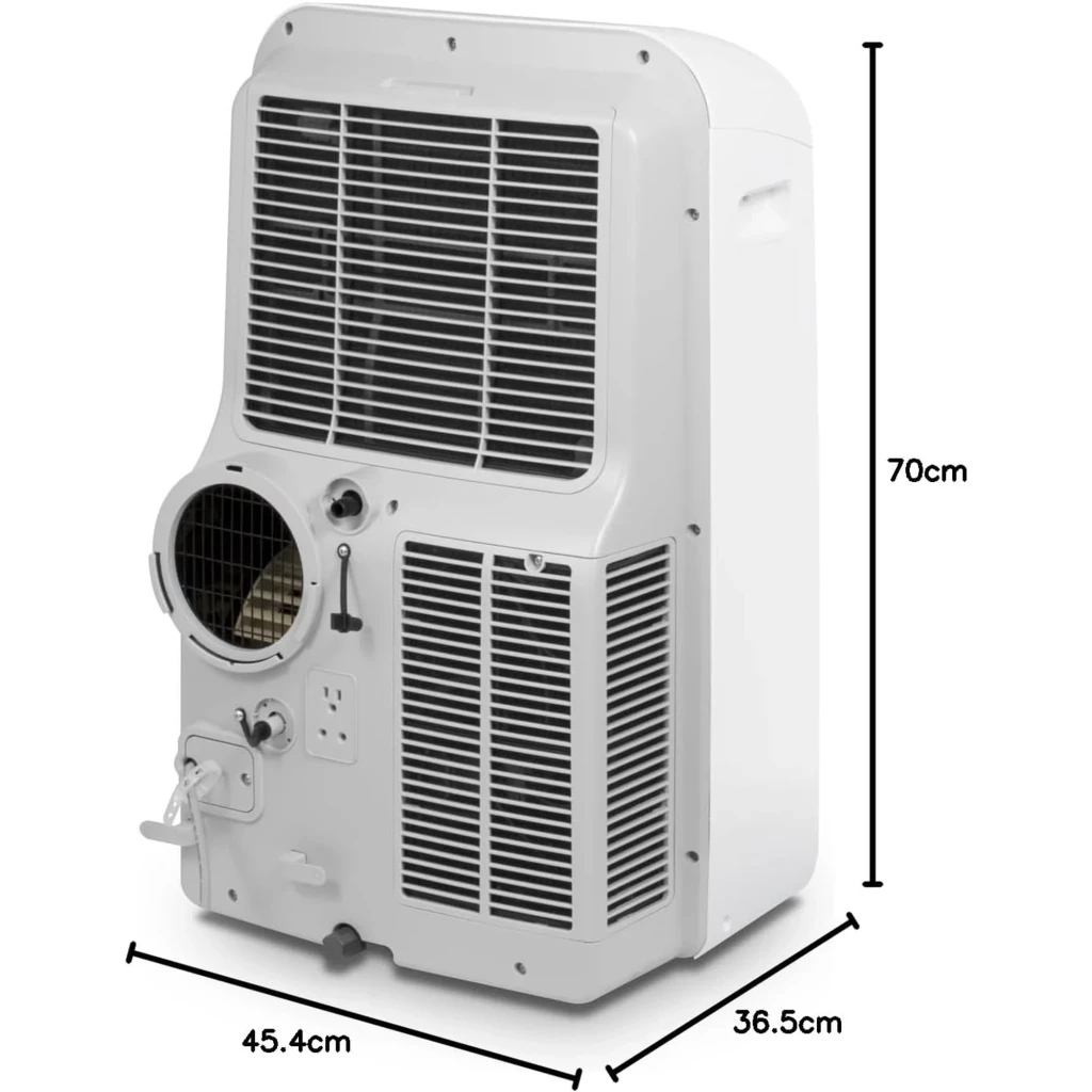 Ar Condicionado Portátil Inventor Magic R290 com Bomba de Calor, 3027 Frigorías, design branco compacto, painel curvo e saída de ar superior - Item8