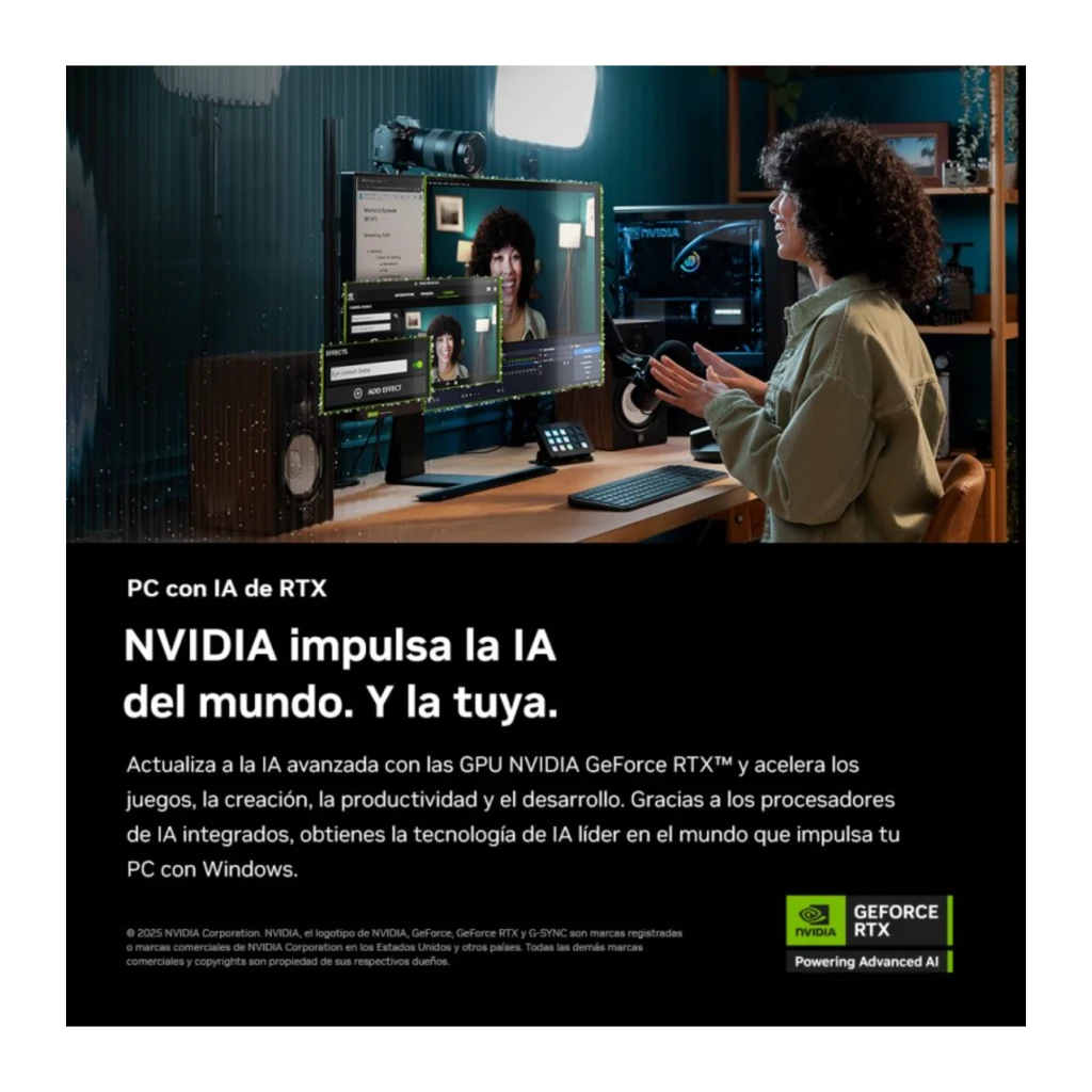 Palit GeForce RTX 5070 Infinity 3 OC 12GB Preto, vista lateral: placa com três ventiladores e caixa - Item4