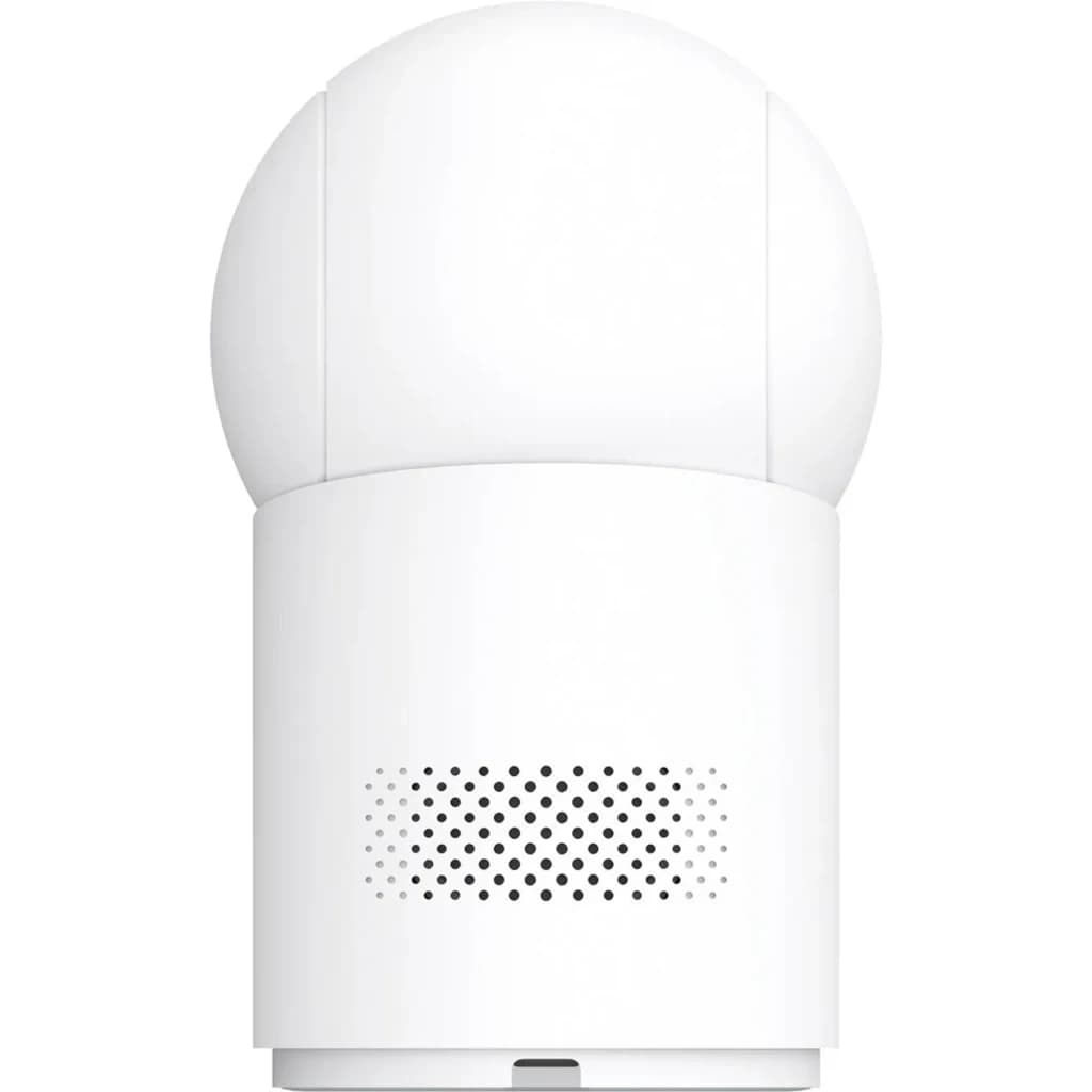 Câmara de Vigilância Xiaomi Smart Camera C701 Pro WiFi 6 4K Visão Noturna em corpo cilíndrico branco com topo semiesférico e grelha de ventilação