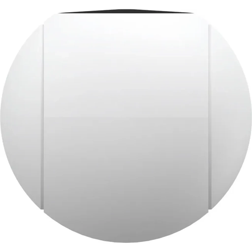 Câmara de Vigilância Xiaomi Smart Camera C701 Pro WiFi 6 4K com corpo branco, lente dupla com aros dourados, visão noturna e design esférico minimalista - Item3