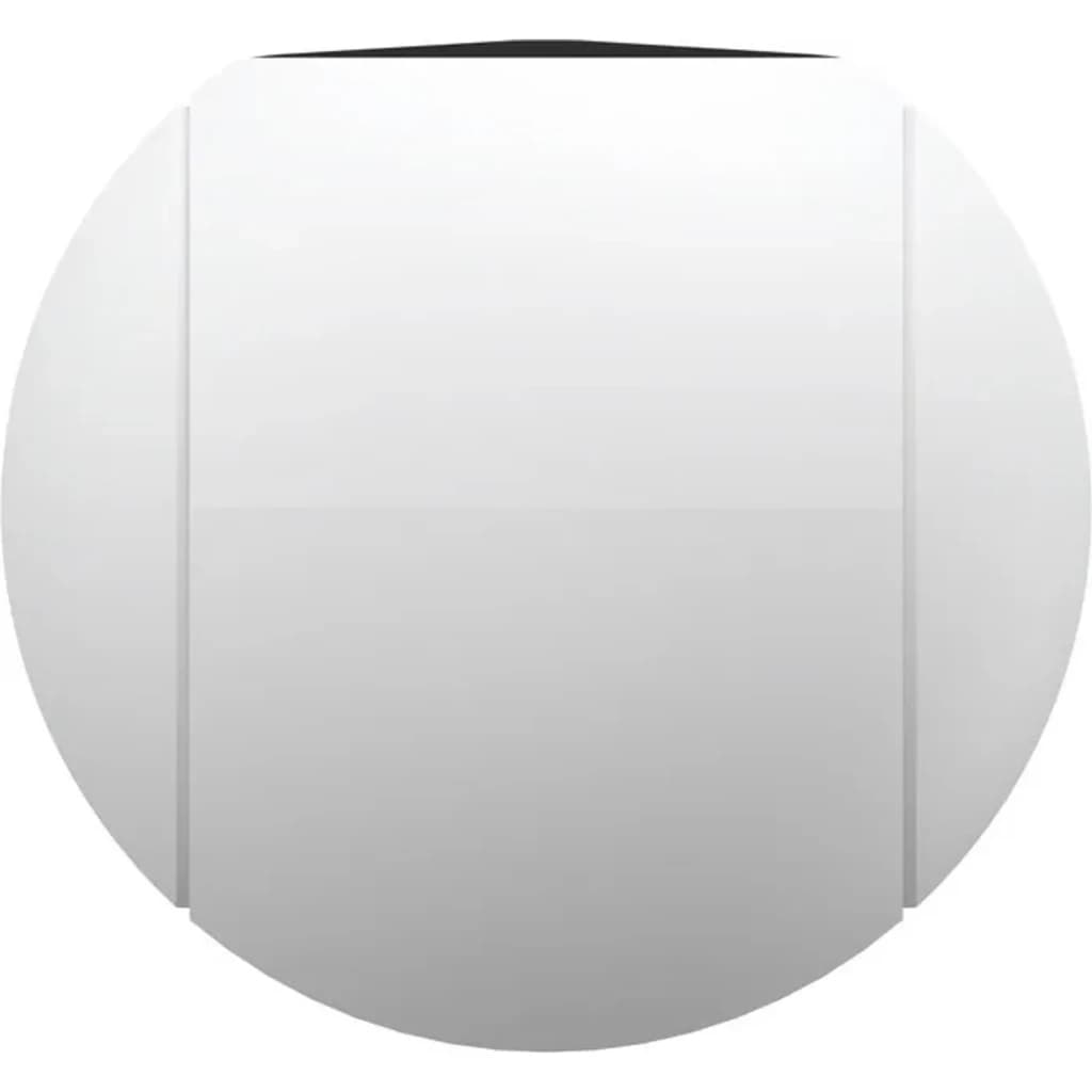 Tampa frontal branca da Câmara de Vigilância Xiaomi Smart Camera C701 Pro, formato circular minimalista com linhas verticais discretas e acabamento fosco