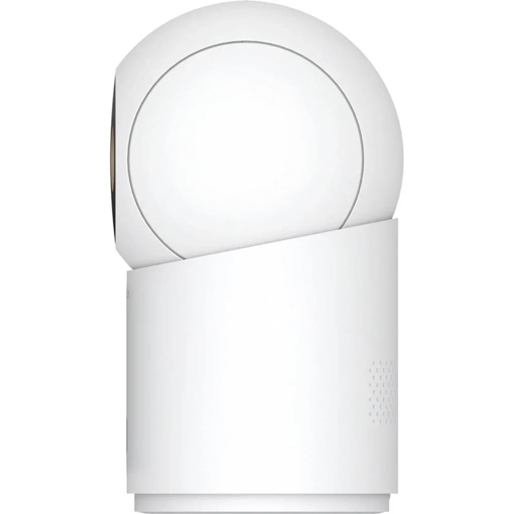 Câmara de Vigilância Xiaomi Smart Camera C701 Pro WiFi 6 4K, corpo branco cilíndrico com cabeça esférica rotativa e grelha lateral de ventilação, design