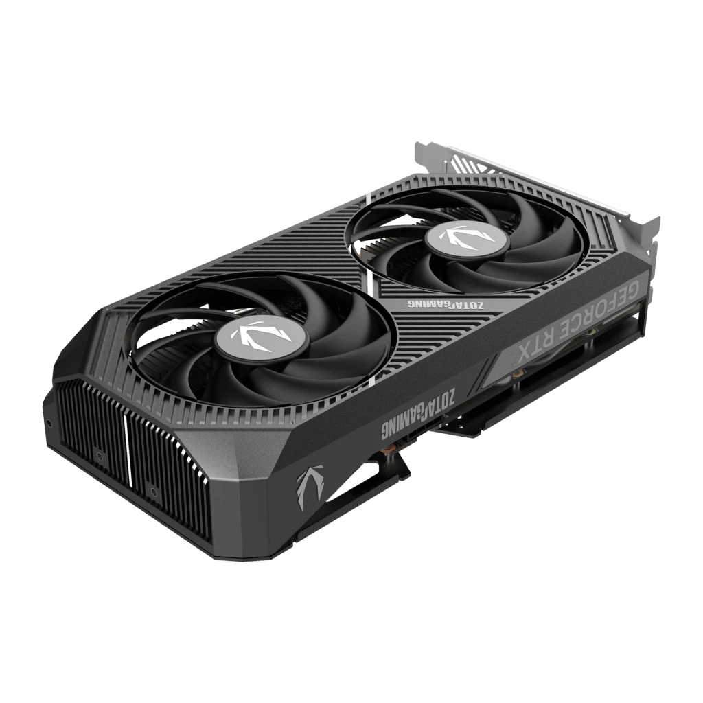 ZOTAC RTX 5060 Twin Edge OC 8GB preto, vista com caixa: placa gráfica e embalagem oficial juntas - Item3